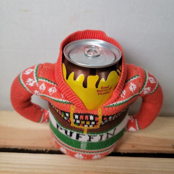 Puffin Sweater Insulated Can Koozie - Small - Picture 3 of 5